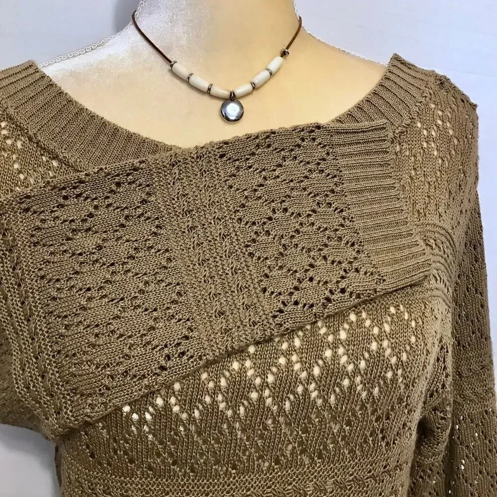 Candie's Scoop Sweater Women M